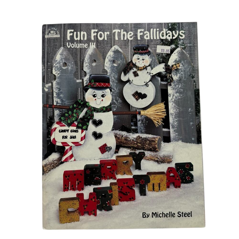 Vintage Fun For The Fallidays Vol III Viking Folk Art Craft Book Michelle Steel